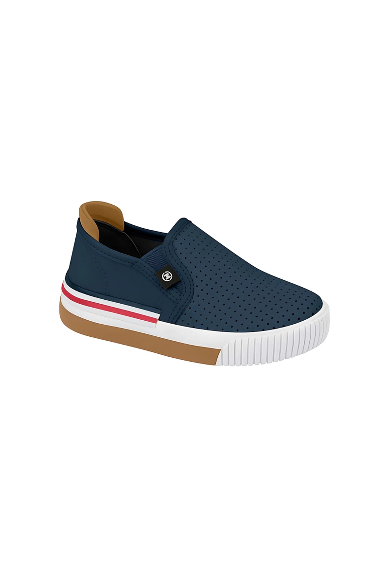 Tênis Molekinho Velcro Infantil Masculino Marinho
