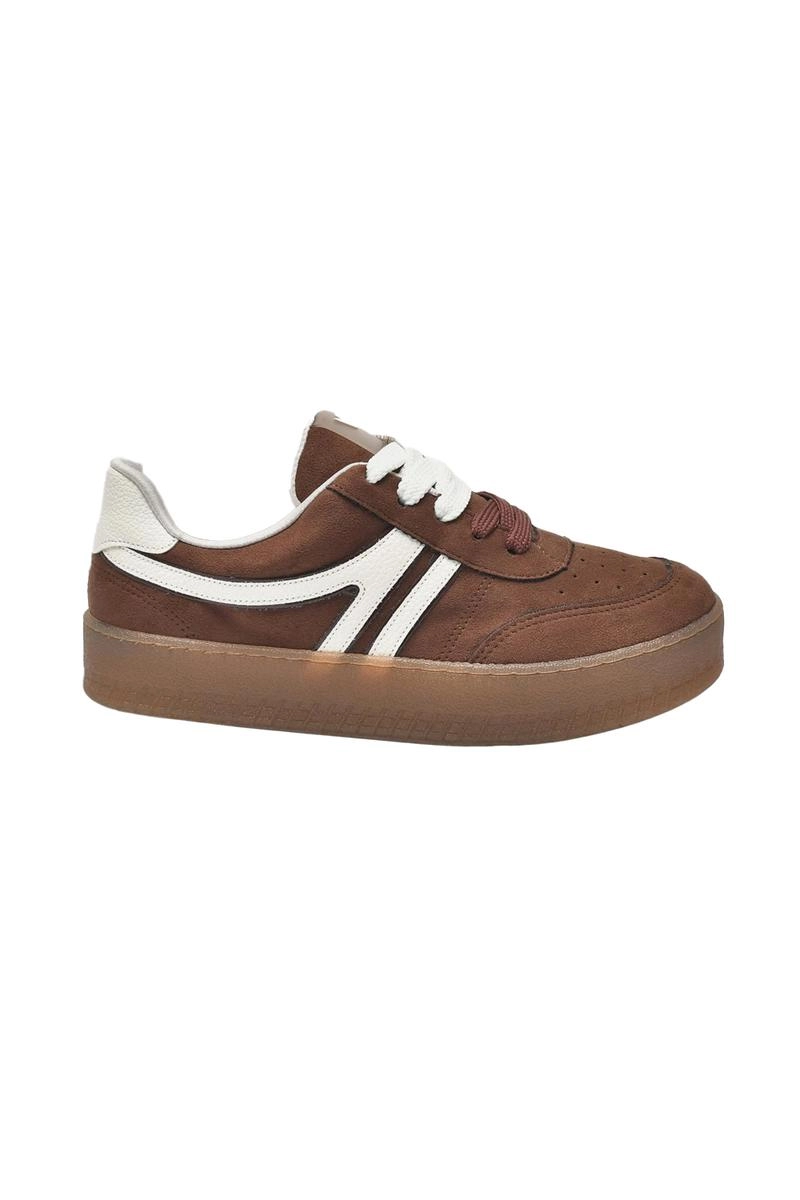 Tênis Via Marte Casual Cadarço Bicolor Feminino