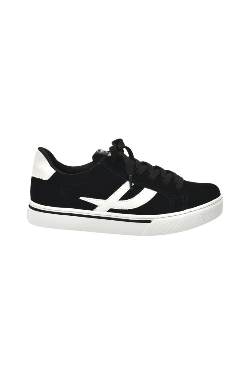 Tênis Via Marte Casual Street Feminino Preto e Branco Produto Tênis Via Marte Casual Street Feminino Preto e Branco