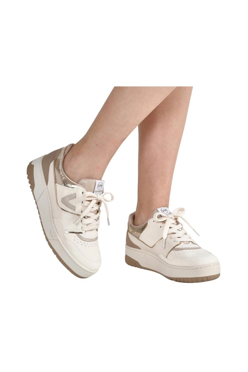 Tênis Via Marte Casual V Feminino Marfim Produto Tênis Via Marte Casual V Feminino Marfim