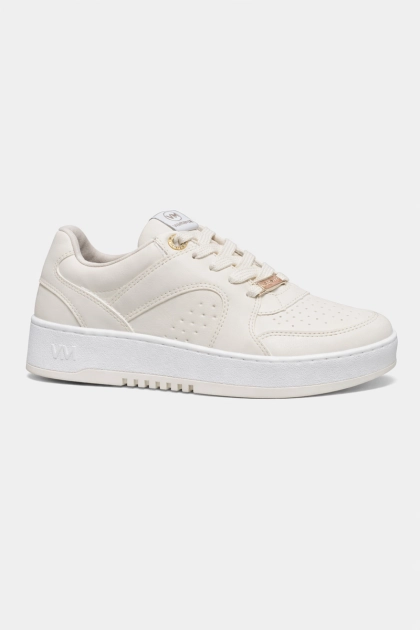 Tênis Via Marte Feminino Casual Marfim Produto - Tênis Via Marte Feminino Casual Marfim
