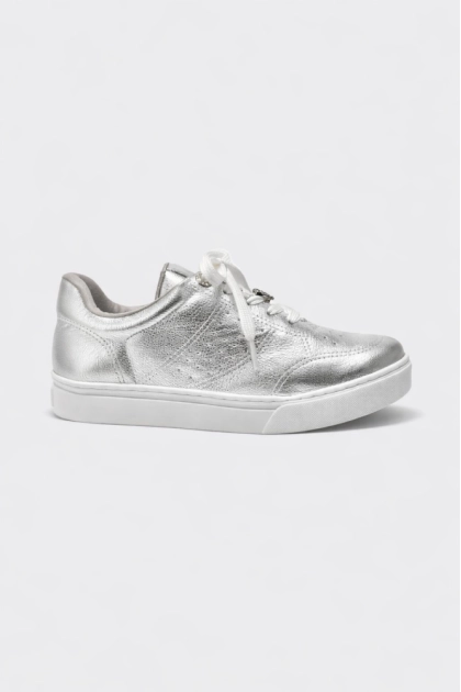 Produto - Tênis Casual Via Marte Feminino Cor Prata