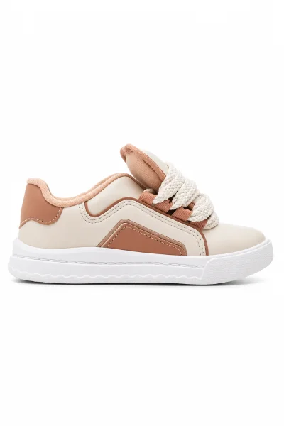 Tênis Casual Juvenil Feminino Molekinha Nude Produto Tênis Casual Juvenil Feminino Molekinha Nude