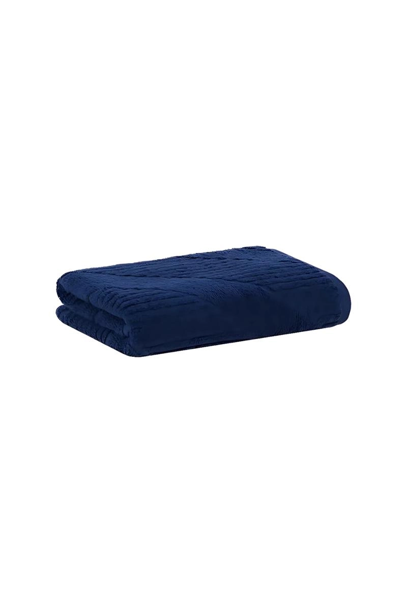 Produto - Toalha de Rosto Buddemeyer Marinho 48cm x 80cm.