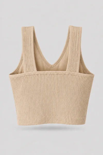 Top Feminino com Bojo Sea Brazil Bege Produto Top Feminino com Bojo Sea Brazil Bege