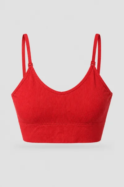 Top Feminino de alcinha com Bojo Sea Brazil Vermelho Produto Top Feminino de alcinha com Bojo Sea Brazil Vermelho