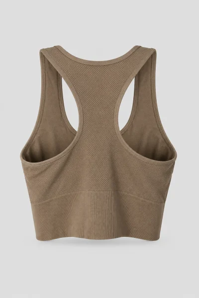 Top Feminino Sem Costura Sea Brazil Caqui Produto Top Feminino Sem Costura Sea Brazil Caqui