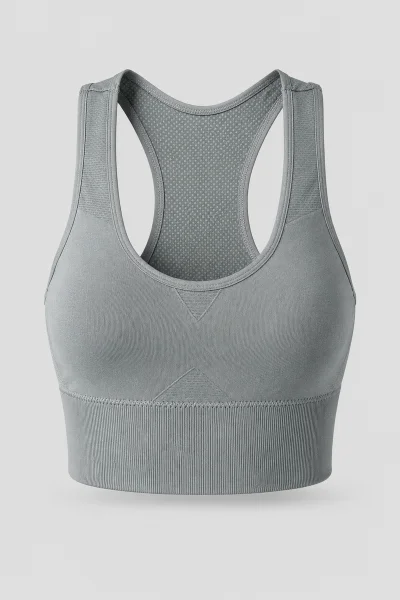 Top Feminino Sem Costura Sea Brazil Cinza Produto Top Feminino Sem Costura Sea Brazil Cinza