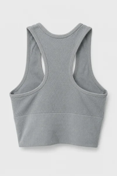 Top Feminino Sem Costura Sea Brazil Cinza Produto Top Feminino Sem Costura Sea Brazil Cinza