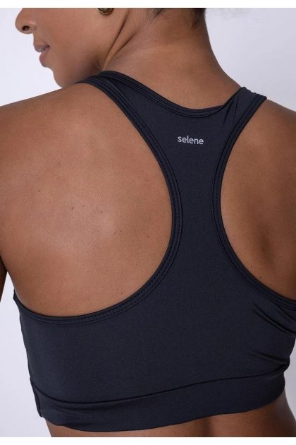 Top Selene Bojo Removível Feminino Preto Produto Top Selene Bojo Removível Feminino Preto