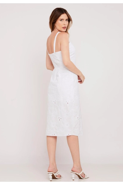 Vestido Aishty Curto Sem Manga Feminin Off White Produto Vestido Aishty Curto Sem Manga Feminin Off White