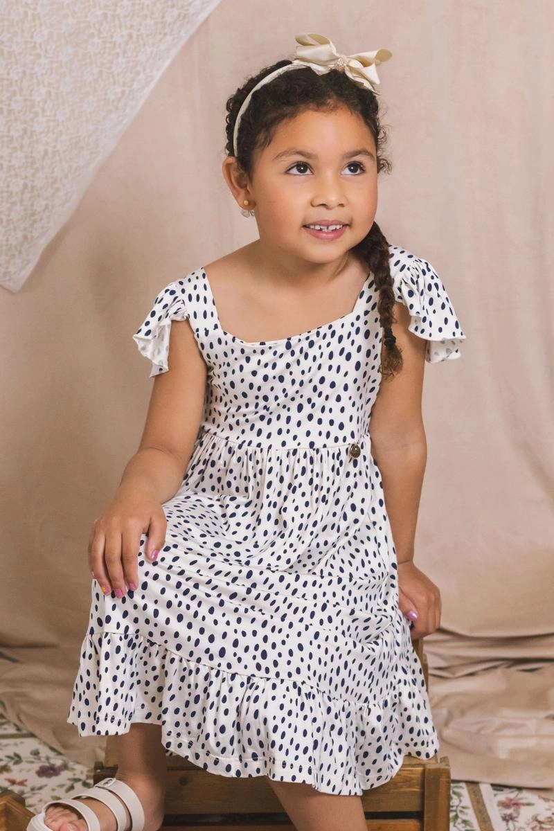 Produto Vestido Coccinelle Midi Babado Juvenil Feminino