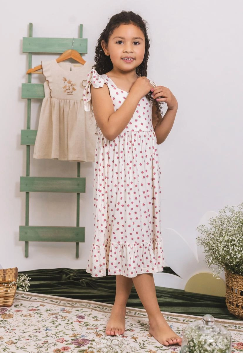 Produto - Vestido Mid Babado Coccinelle Infantil Feminino