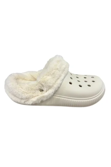 Babuch Moleca Feminina Pelinhos Off White