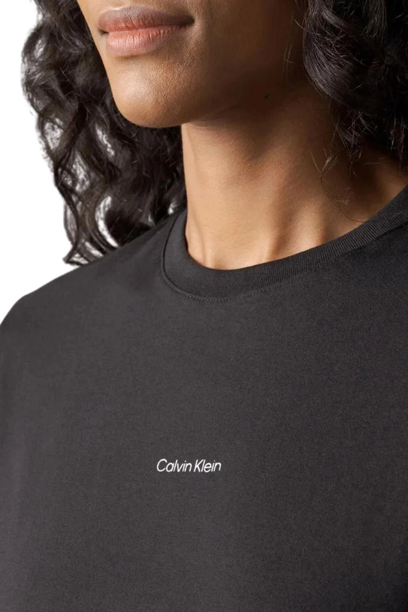Baby Look Calvin Klein Feminina Preta
