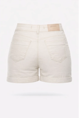 Bermuda Crocker Reta FemininaCor Natural