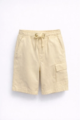 Produto - Bermuda Meleko Teko Sarja Juvenil Masculina Cru