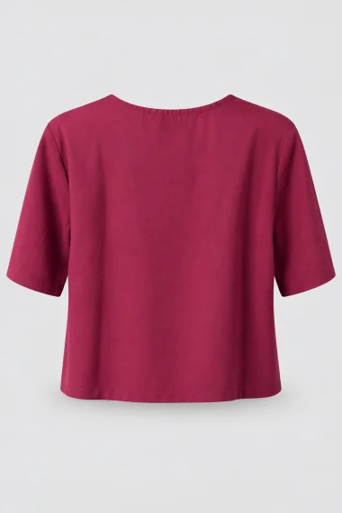 Blusa Feminina Cropped Manga Curta Ellen One Blusa Feminina Cropped Manga Curta Ellen One