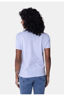 Blusa Ellus Manga Curta Feminina Azul Blusa Ellus Manga Curta Feminina Azul