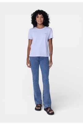 Blusa Ellus Manga Curta Feminina Azul Blusa Ellus Manga Curta Feminina Azul