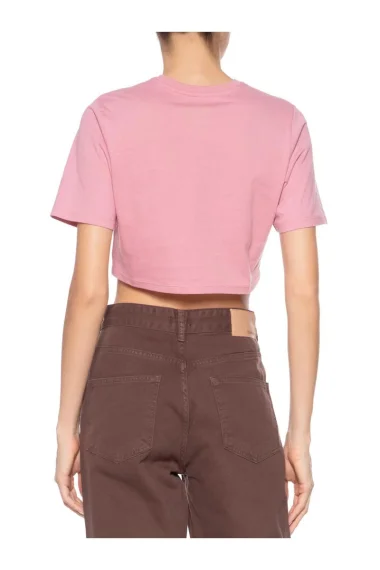 Camiseta Cropped Vans Feminina Flying V Crew Crop II Rosa Camiseta Cropped Vans Feminina Flying V Crew Crop II Rosa