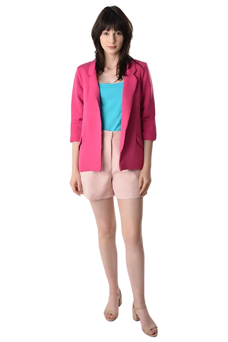 Blazer Ellen One Social Feminino Pink Blazer Ellen One Social Feminino Pink
