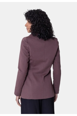 Blazer La Marca Malha Feminino Café Blazer La Marca Malha Feminino Café