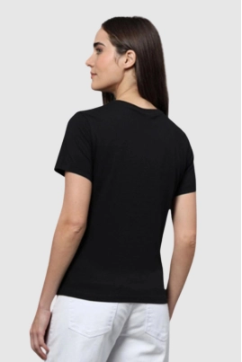 Blusa Calvin Klein Manga Curta Feminino Preto Blusa Calvin Klein Manga Curta Feminino Preto