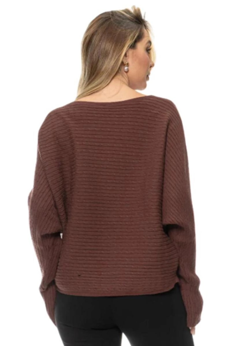 Blusa Crocker Tricot Manga Morcego Feminina