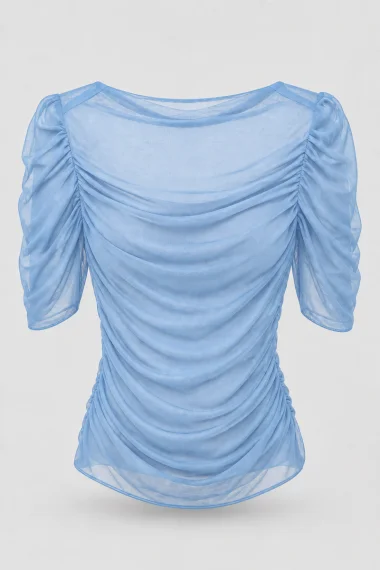 Blusa Feminina Manga Franzido Gabip Blusa Feminina Manga Franzido Gabip