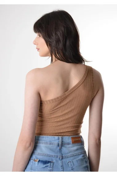 Blusa Gabip Feminina Cropped 1 Ombro Blusa Gabip Feminina Cropped 1 Ombro