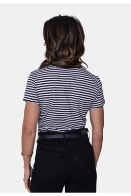 Blusa Levi's Manga Curta Feminina Listrada Blusa Levi's Manga Curta Feminina Listrada