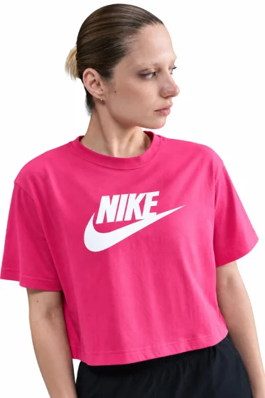 Blusa Nike Manga Curta Algodão Essential Feminino Produto - Blusa Nike Manga Curta Algodão Essential Feminino