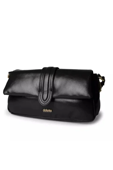 Bolsa Pequena Dakota Couro Feminina Preta Bolsa Pequena Dakota Couro Feminina Preta