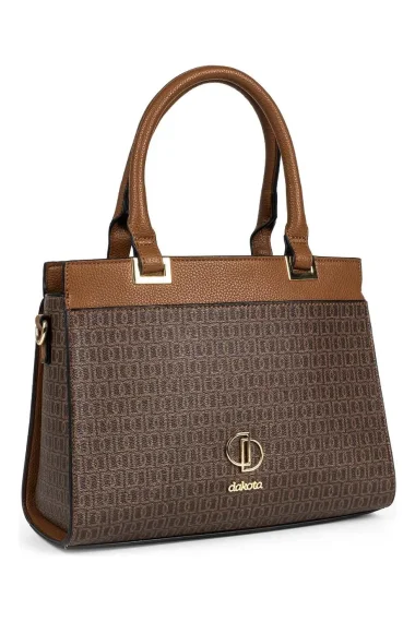 Bolsa Feminina Dakota Tote Monograma Marrom Bolsa Feminina Dakota Tote Monograma Marrom