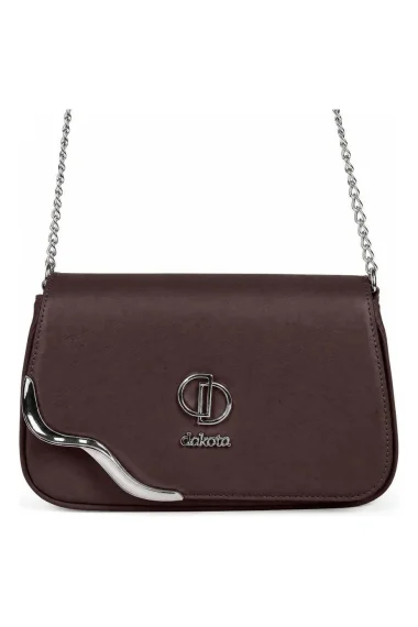 Bolsa Feminina Dakota Transversal com Corrente Marrom Bolsa Feminina Dakota Transversal com Corrente Marrom