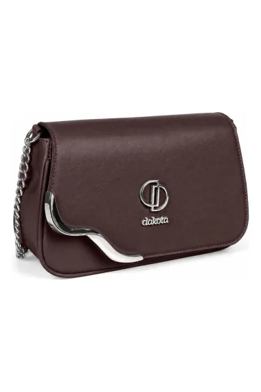 Bolsa Feminina Dakota Transversal com Corrente Marrom Bolsa Feminina Dakota Transversal com Corrente Marrom