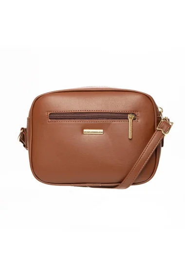 Mini Bolsa Feminina Rafitthy Transversal Marrom Mini Bolsa Feminina Rafitthy Transversal Marrom