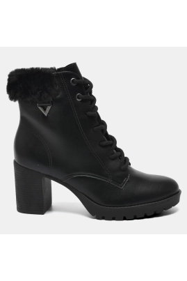 Bota Coturno Feminina Preto Via Marte Produto - Bota Coturno Feminina Preto Via Marte