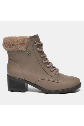 Produto - Bota Coturno Feminina Salto Médio Via Marte