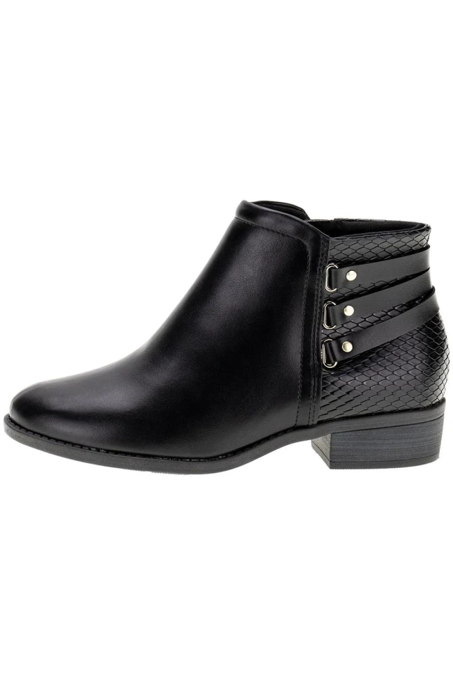 Bota Feminina Cano Baixo Preto Modare Bota Feminina Cano Baixo Preto Modare