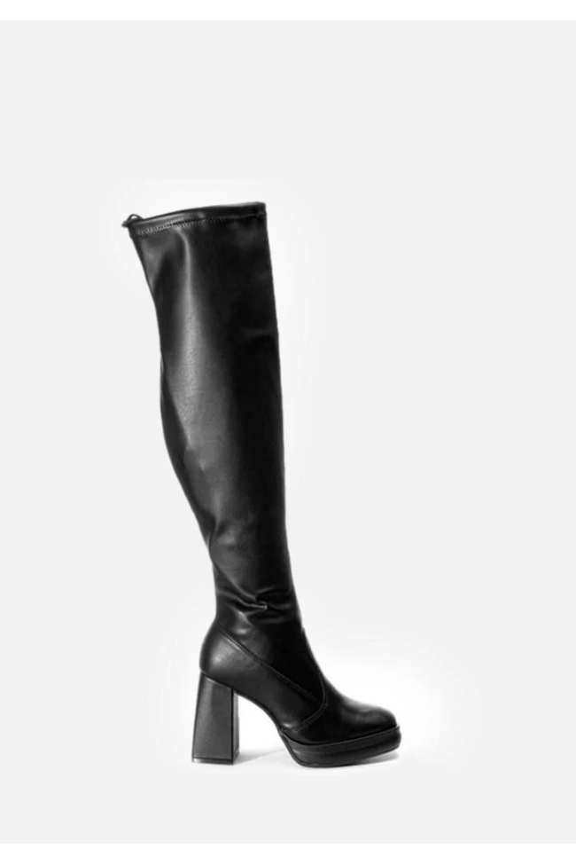 Bota Feminina Casual Over The Knee Bico Quadrado Salto Bloco Alto Beira Rio Produto - Bota Feminina Casual Over The Knee Bico Quadrado Salto Bloco Alto Beira Rio