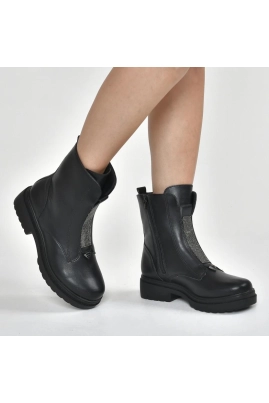 Produto - Bota Feminina Coturno Preto Via Marte