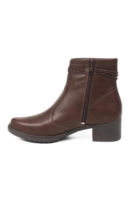 Bota Feminina Mississipi Cano Curto Café