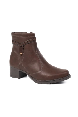 Bota Feminina Mississipi Cano Curto Café