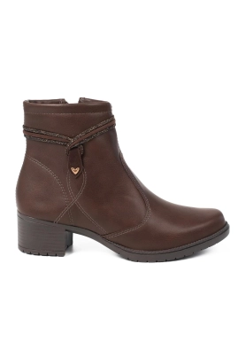 Bota Feminina Mississipi Cano Curto Café