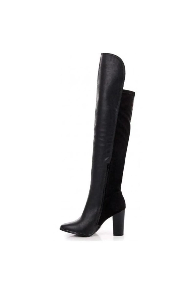 Bota Feminina Over The Knee Salto Preto Beira Rio Produto - Bota Feminina Over The Knee Salto Preto Beira Rio