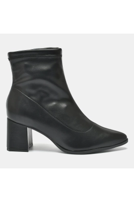 Bota Feminina Social Via Marte Preta Produto - Bota Feminina Social Via Marte Preta