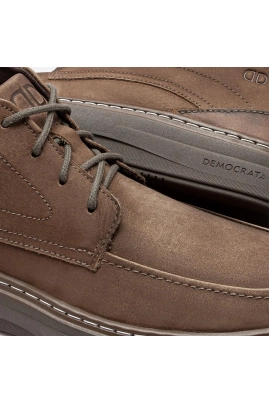 Bota Masculina Grid Couro Marrom Democrata Bota Masculina Grid Couro Marrom Democrata