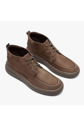 Bota Masculina Grid Couro Marrom Democrata Bota Masculina Grid Couro Marrom Democrata